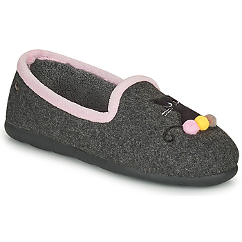 Shoes Women Slippers Isotoner 97311 Grey / Pink