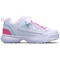 Shoes Children Low top trainers Kappa Rave MF K White, Pink
