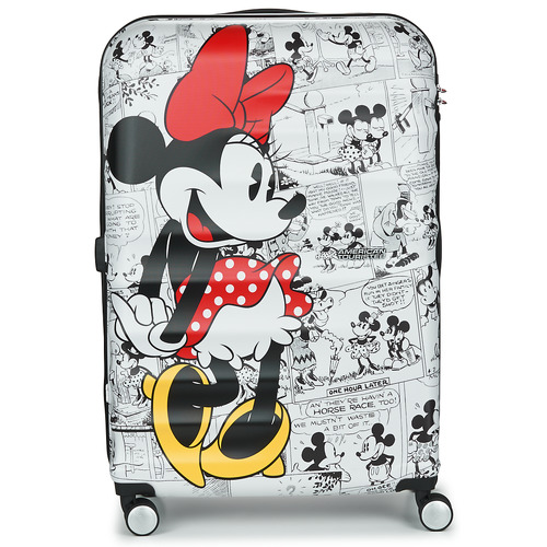 Bags Hard Suitcases American Tourister WAVEBREAKER DYSNEY MINNIE 77CM Multicolour
