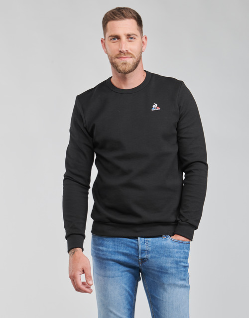Clothing Men Sweaters Le Coq Sportif ESS CREW SWEAT N 3 M Black