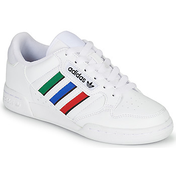 Shoes Children Low top trainers adidas Originals CONTINENTAL 80 STRI J White / Green / Blue