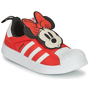 Shoes Girl Low top trainers adidas Originals SUPERSTAR 360 C Red / Minnie