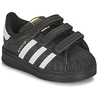 Shoes Children Low top trainers adidas Originals SUPERSTAR CF I Black / White