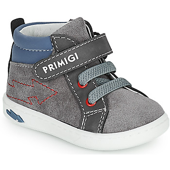 Primigi  BABY LIKE  boys's Children's Shoes (High-top Trainers) in Grey. Sizes available:4 toddler,4.5 toddler,5.5 toddler,6.5 toddler,7 toddler,8 toddler,8.5 toddler