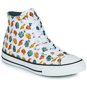 Converse  CHUCK TAYLOR ALL STAR DINO DAZE HI  boys's Children's Shoes (High-top Trainers) in White. Sizes available:3.5,4,5,9.5 toddler,10 kid,11 kid,11.5 kid,12 kid,13 kid,1 kid,1.5 kid,2.5