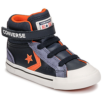 Converse  PRO BLAZE STRAP LEATHER TWIST HI  boys's Children's Shoes (High-top Trainers) in Blue. Sizes available:4 toddler,4.5 toddler,5.5 toddler,6 toddler,7 toddler,7.5 toddler,8.5 toddler