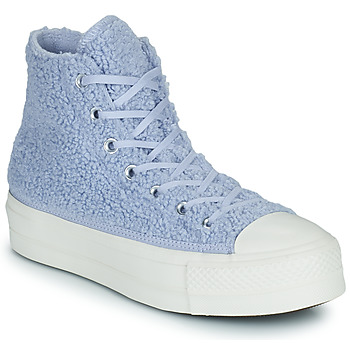 Converse  CHUCK TAYLOR ALL STAR LIFT COZY UTILITY HI  women's Shoes (High-top Trainers) in Blue