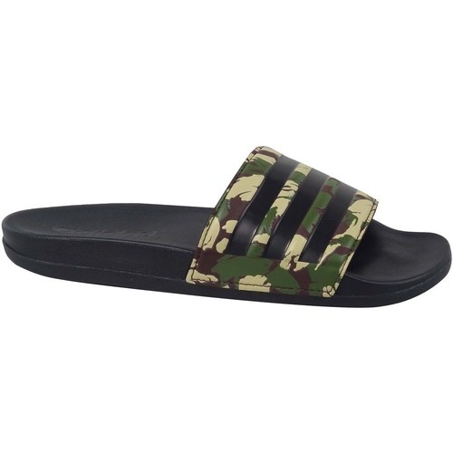 Shoes Men Flip flops adidas Originals Adilette Comfort Slides Green, Beige