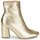 Shoes Women Ankle boots Moony Mood PEDROLYN Gold