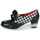 Shoes Women Heels Irregular Choice CORPORATE BEAUTY Black / White
