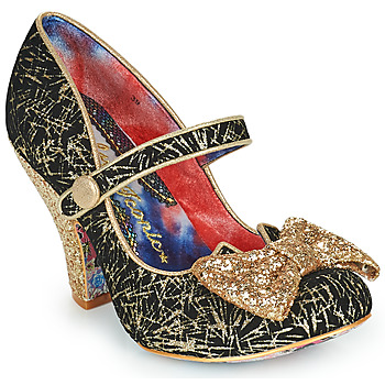 Shoes Women Heels Irregular Choice FANCY THAT Gold / Black