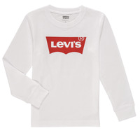 Clothing Boy Long sleeved tee-shirts Levi's L/S BATWING TEE White