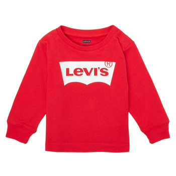 Clothing Boy Long sleeved tee-shirts Levi's L/S BATWING TEE Red