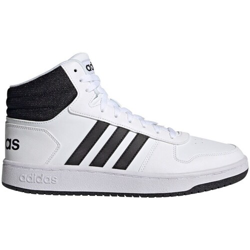 Shoes Men Hi top trainers adidas Originals Hoops 20 Mid Black, White