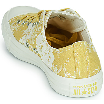 Converse CHUCK TAYLOR ALL STAR HYBRID FLORAL OX Yellow / White