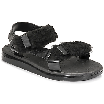 Melissa  MELISSA PAPETTE FLUFFY RIDER AD  women's Sandals in Black. Sizes available:4,5,6,7,3