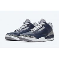 Shoes Low top trainers Nike Air Jordan 3 Midnight Navy Midnight Navy/Cement Grey-White