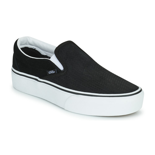 Shoes Women Slip-ons Vans Classic Slip-On Platform Black / White
