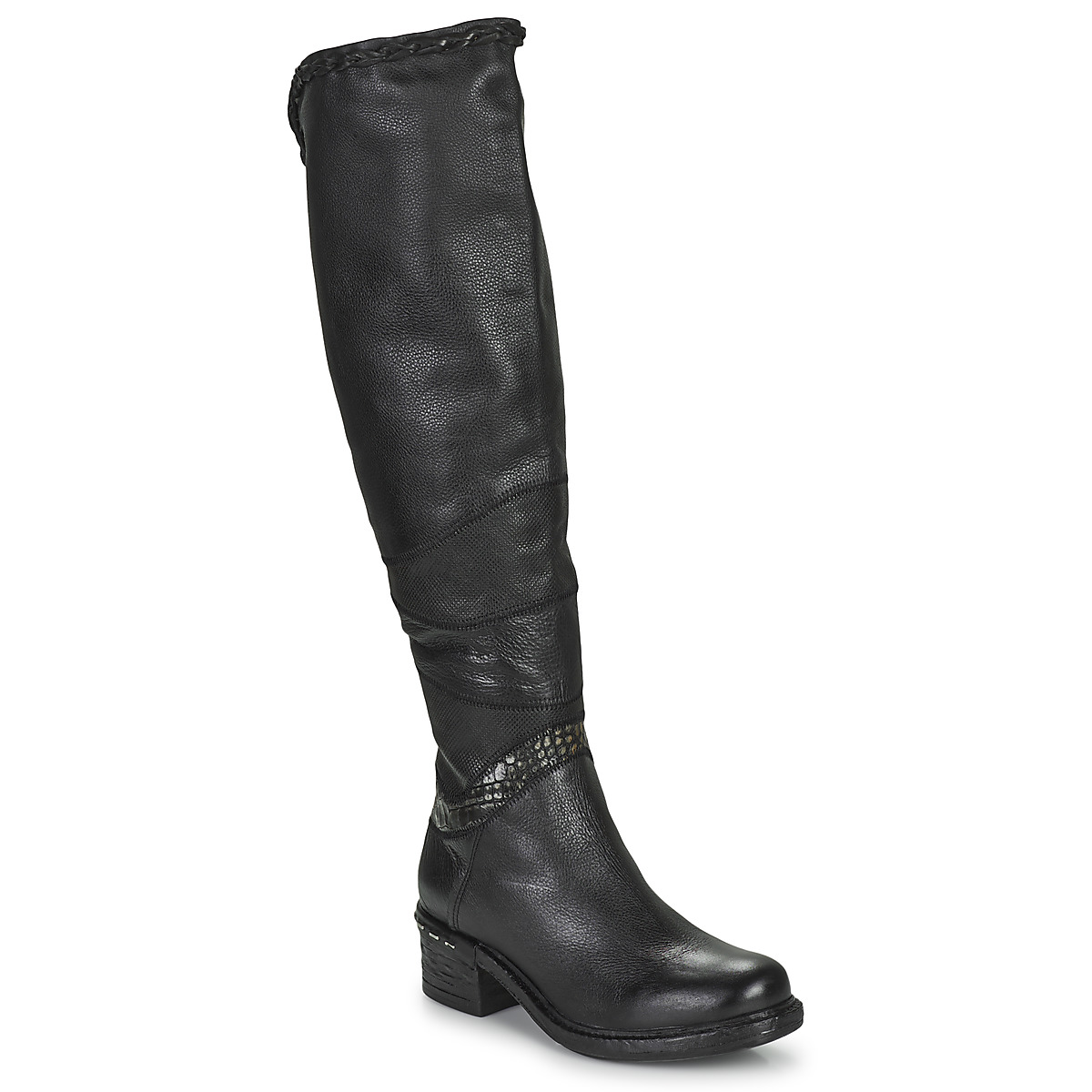 airstep / a.s.98  novasuper high  women's high boots in black