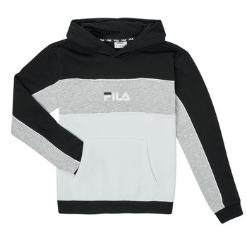 Clothing Girl Sweaters Fila POLLY Black / Grey