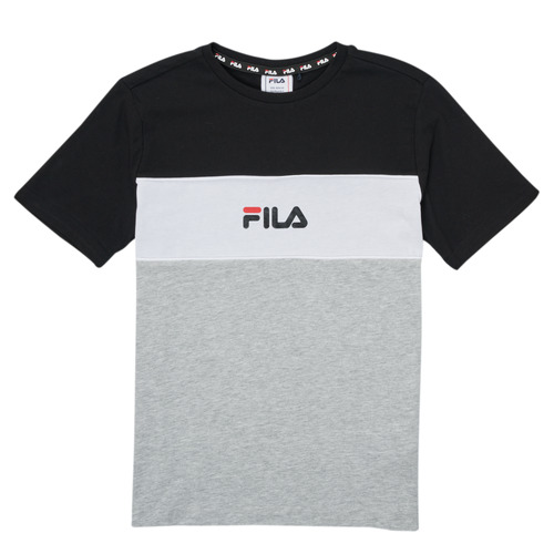 Clothing Girl Short-sleeved t-shirts Fila TEKANI Black / Grey