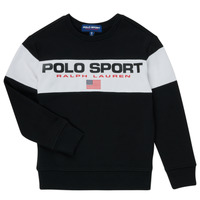 Clothing Boy Sweaters Polo Ralph Lauren SIMEON Black