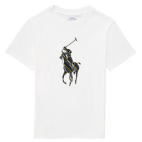 Clothing Boy Short-sleeved t-shirts Polo Ralph Lauren GUILIA White