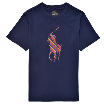 Clothing Boy Short-sleeved t-shirts Polo Ralph Lauren GUILIA Marine