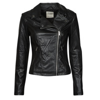 Clothing Women Leather jackets / Imitation leather Esprit PU BIKER Black
