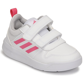 Shoes Girl Low top trainers adidas Performance TENSAUR C White / Pink