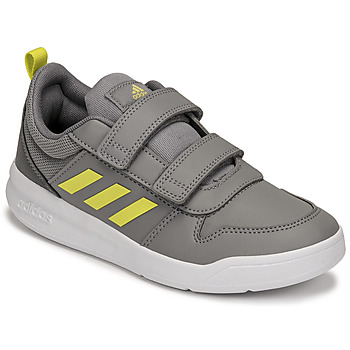 Shoes Boy Low top trainers adidas Performance TENSAUR C Grey / Green