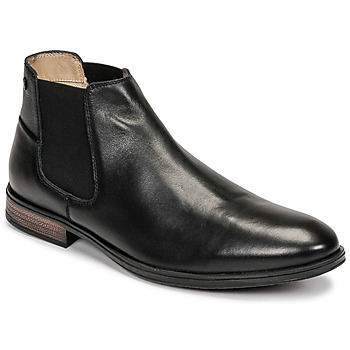 Jack   Jones  JFW FRANK LEATHER  men's Mid Boots in Black. Sizes available:6.5,7.5,8,9,9.5,10.5,11.5