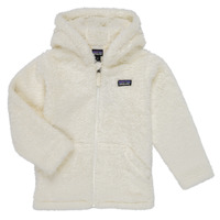 Clothing Children Fleeces Patagonia FURRY FRIENDS HOODY White