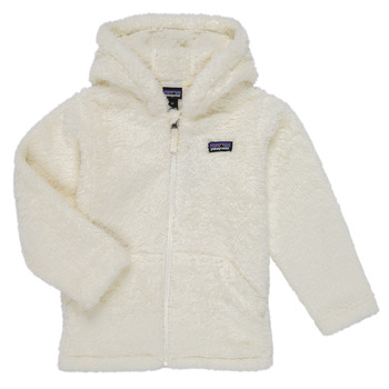 Clothing Children Jackets Patagonia FURRY FRIENDS HOODY White