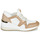 Shoes Women Low top trainers MICHAEL Michael Kors LIV Camel / White