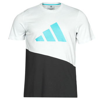 Clothing Men Short-sleeved t-shirts adidas Performance FUTURE BLK TEE White / Crystal