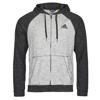 Adidas  M MEL FZ HD  men's Tracksuit jacket in Grey. Sizes available:S,M,L,XL,XS