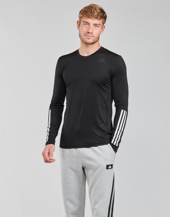 Clothing Men Long sleeved tee-shirts adidas Performance TF LS FT 3S Black