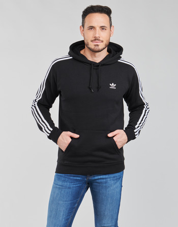 Clothing Men Sweaters adidas Originals 3-STRIPES HOODY Black