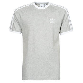Clothing Men Short-sleeved t-shirts adidas Originals 3-STRIPES TEE Grey / Medium