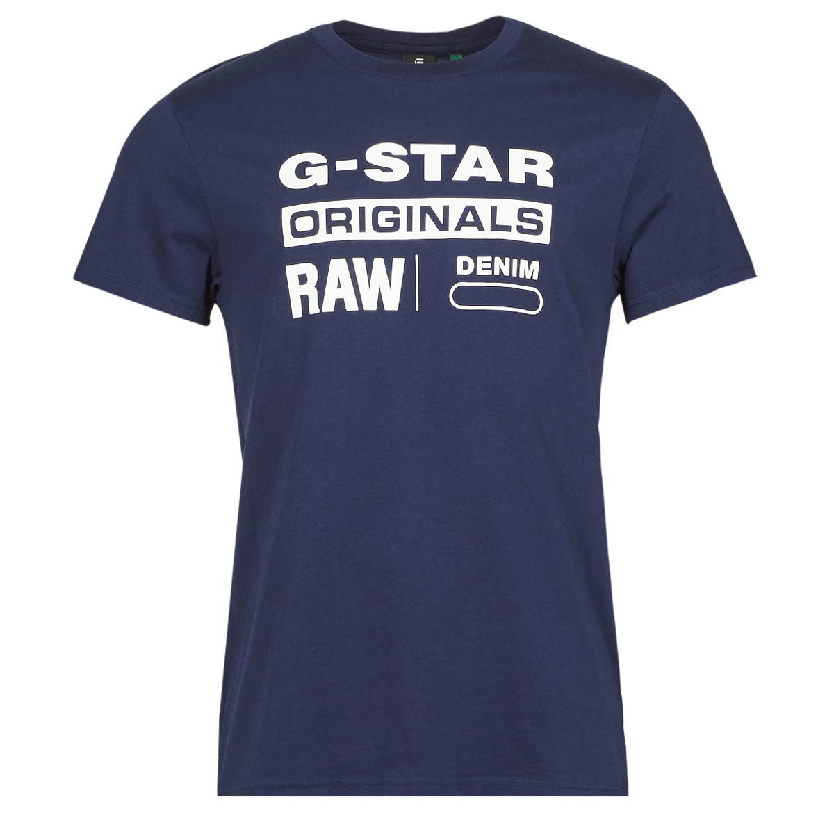 g-star raw  graphic 8 r t ss  men's t shirt in blue