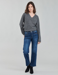 Clothing Women Straight jeans Le Temps des Cerises PULP HIGH WAIST Blue