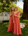 Clothing Women Long Dresses Céleste AURORE version courte Red
