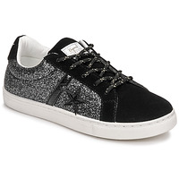 Shoes Women Low top trainers Kaporal TRINITY Black / Glitter
