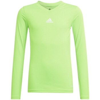 Clothing Boy Short-sleeved t-shirts adidas Originals JR Team Base Green