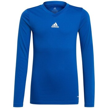 Clothing Boy Short-sleeved t-shirts adidas Originals JR Team Base Blue