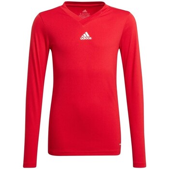 Clothing Boy Short-sleeved t-shirts adidas Originals JR Team Base Tee Red
