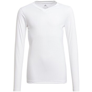 Clothing Boy Short-sleeved t-shirts adidas Originals JR Team Base Tee White