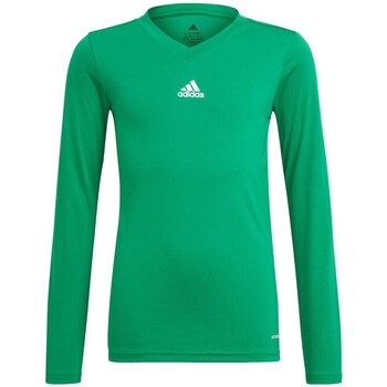 Clothing Boy Short-sleeved t-shirts adidas Originals JR Team Base Tee Green