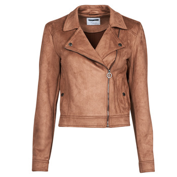 Clothing Women Leather jackets / Imitation leather Noisy May NMROCKY Cognac